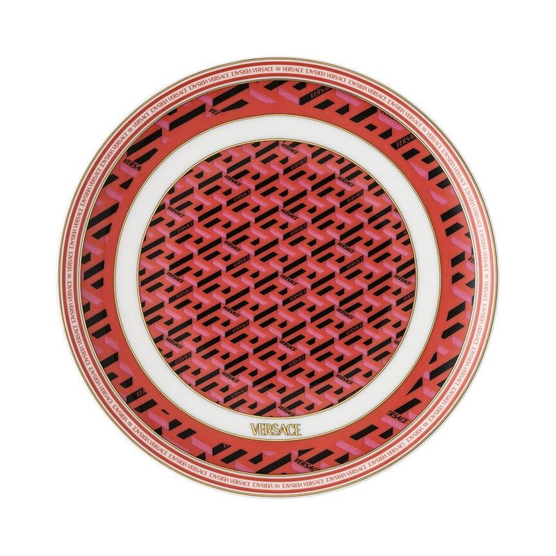 Red Bread & Butter Plate 17 cm