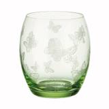 Green Gb 2 whisky tumblers