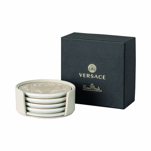 Beige Porcel.coaster 4 pcs