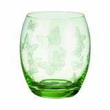 Green Gb 2 whisky tumblers
