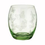 Green Gb 2 whisky tumblers