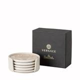 Beige Porcel.coaster 4 pcs