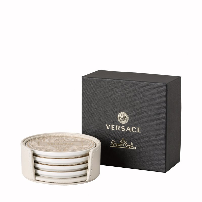 Beige Porcel.coaster 4 pcs