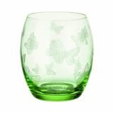 Green Gb 2 whisky tumblers