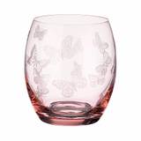 Pink Gb 2 whisky tumblers